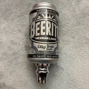 Oskar Blues Beerito Mexican Beer Keg Tap Handle